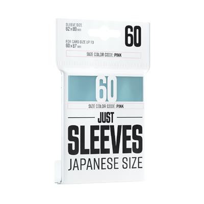 Just Sleeves - Japanese Size 60ct (Clear)