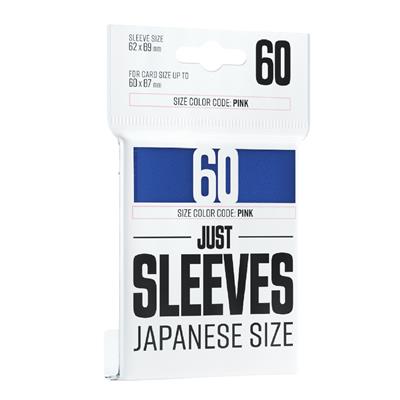 Just Sleeves - Japanese Size 60ct (Blue)