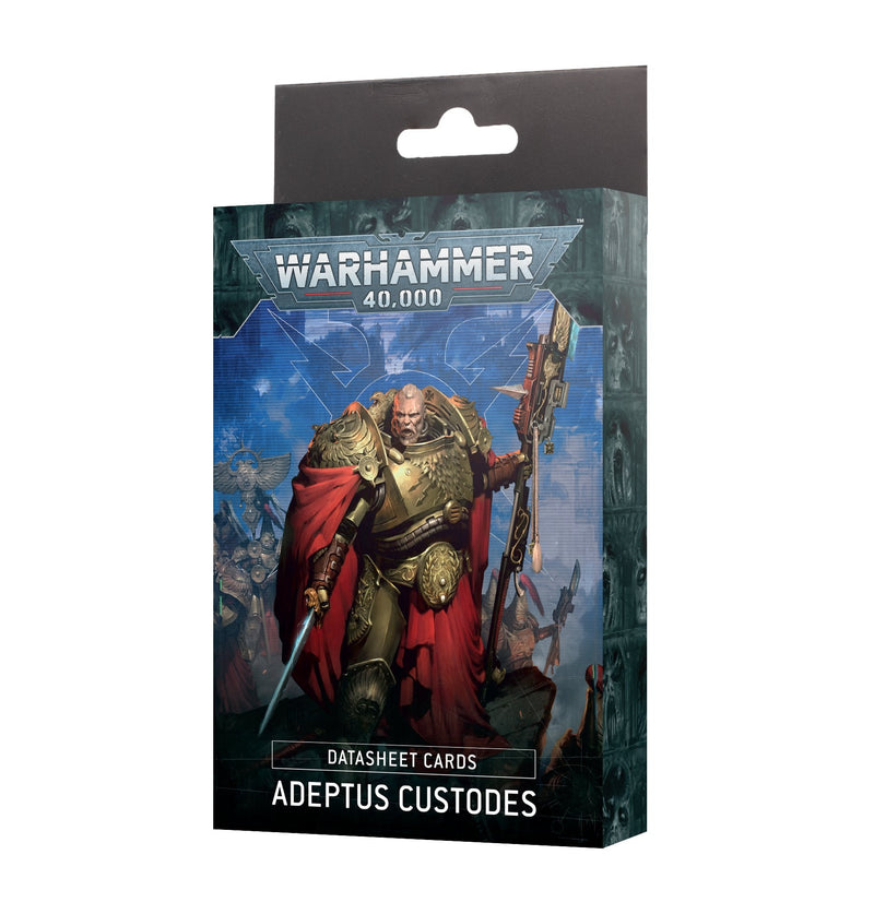 Warhammer 40,000: Datasheet Cards - Adeptus Custodes [Pre-Order Releases 04-27-2024]