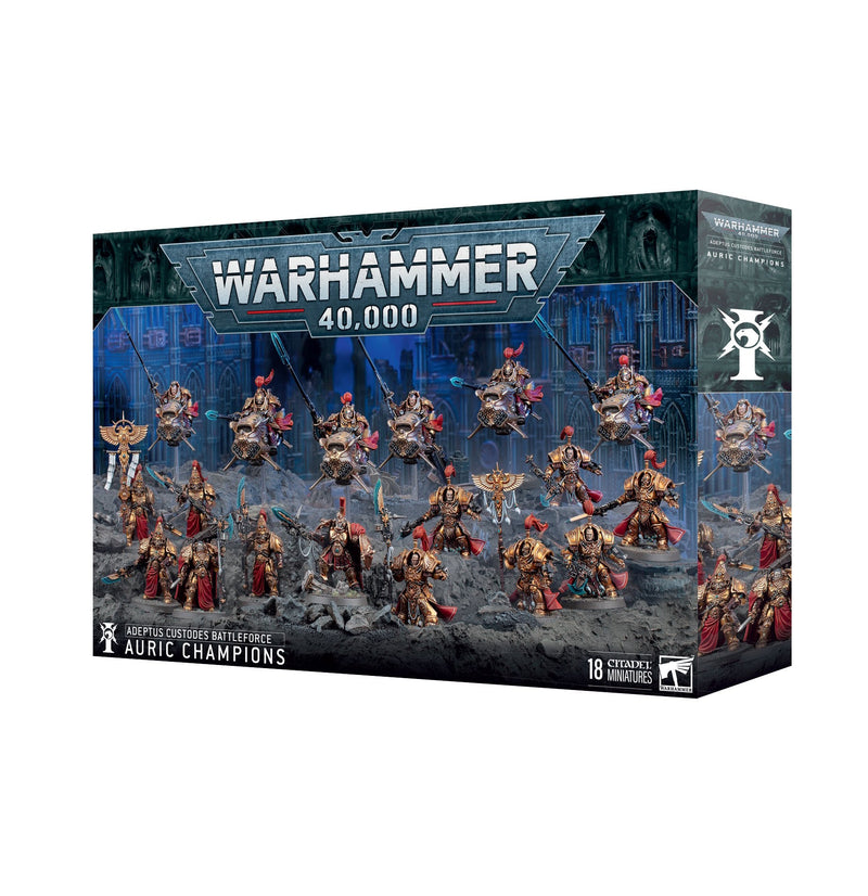 Warhammer 40,000: Battleforce - Adeptus Custodes (Auric Champions) [Pre-Order Releases 04-27-2024]