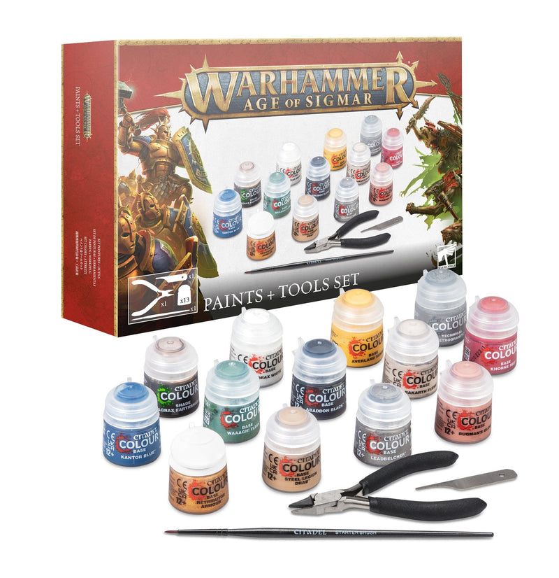 Age of Sigmar - Paints + Tools