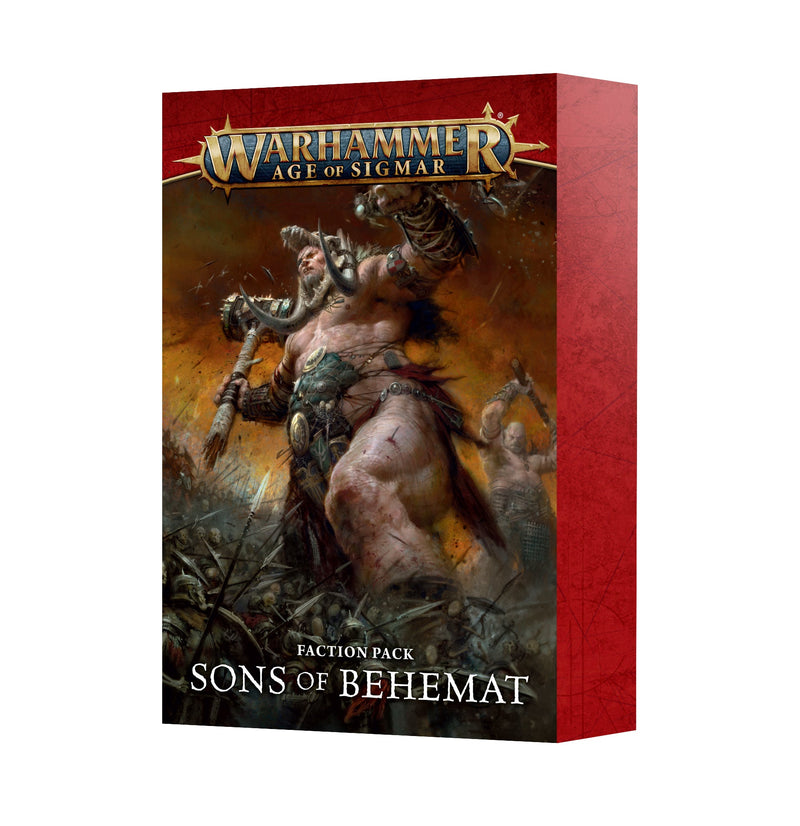 Age of Sigmar - Faction Pack: Sons of Behemat [Pre-Order Releases 07-20-2024]