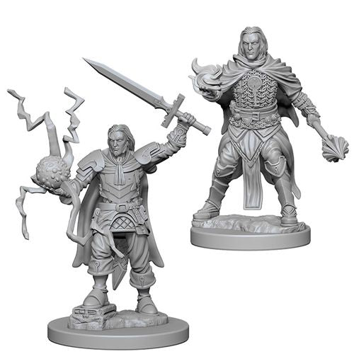 Deep Cuts: Unpainted Miniatures - Human Cleric (Male)