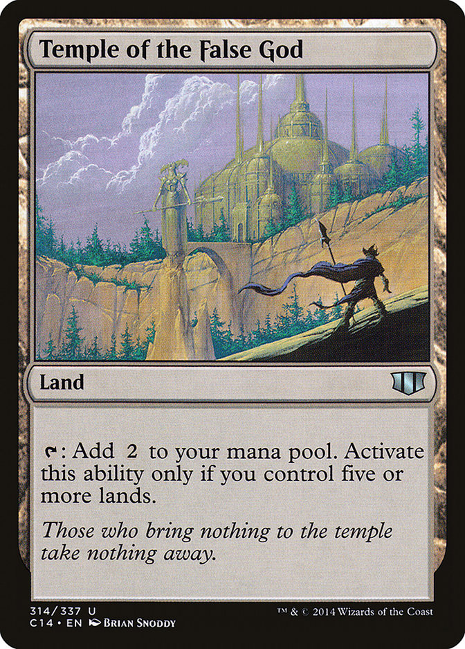 Temple of the False God [Commander 2014]