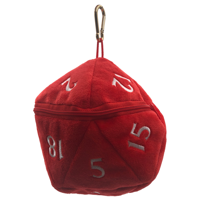 Ultra PRO: Dice Bag - Plush D20 (Red)