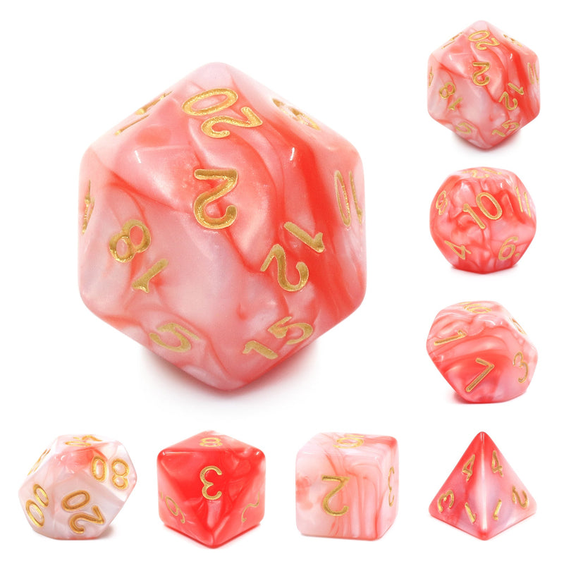 A&H Dice: Bloody Jade - Poly 7 Die Set