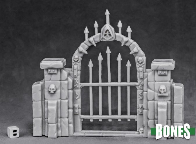 Reaper: Unpainted Miniatures - Graveyard Fence Gate