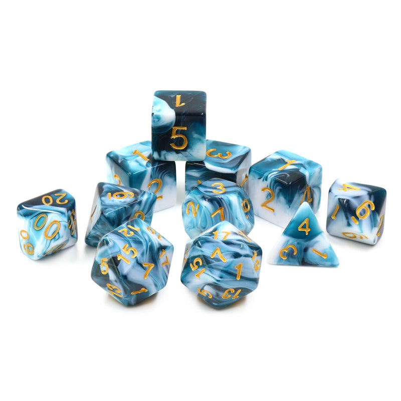 A&H Dice: Blueink - Poly 11 Die Set