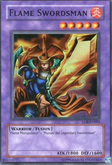 Flame Swordsman [LOB-EN003] Super Rare