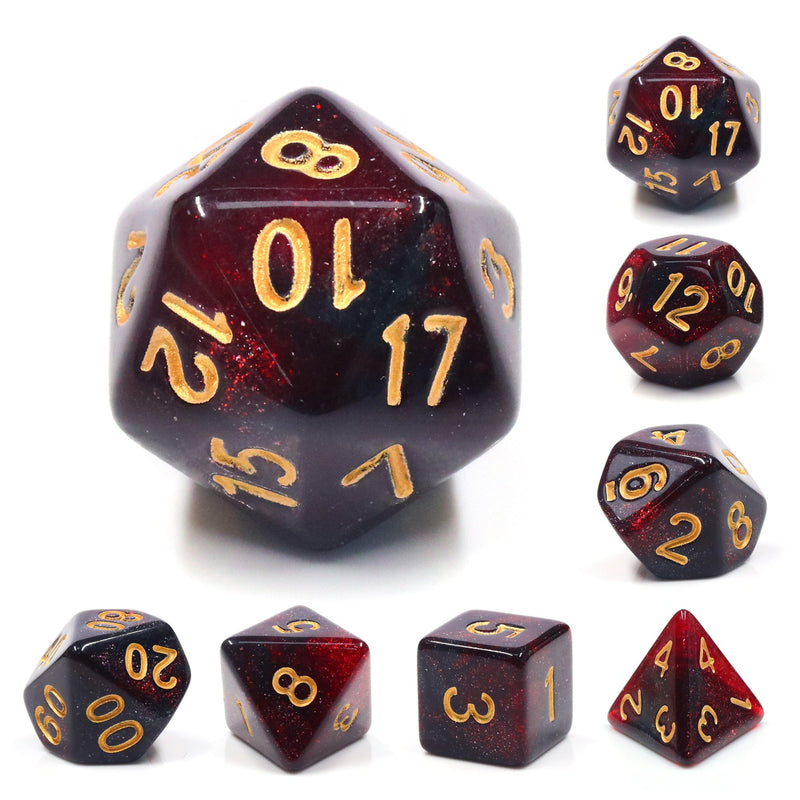 A&H Dice: Bloody Mary - Poly 7 Die Set