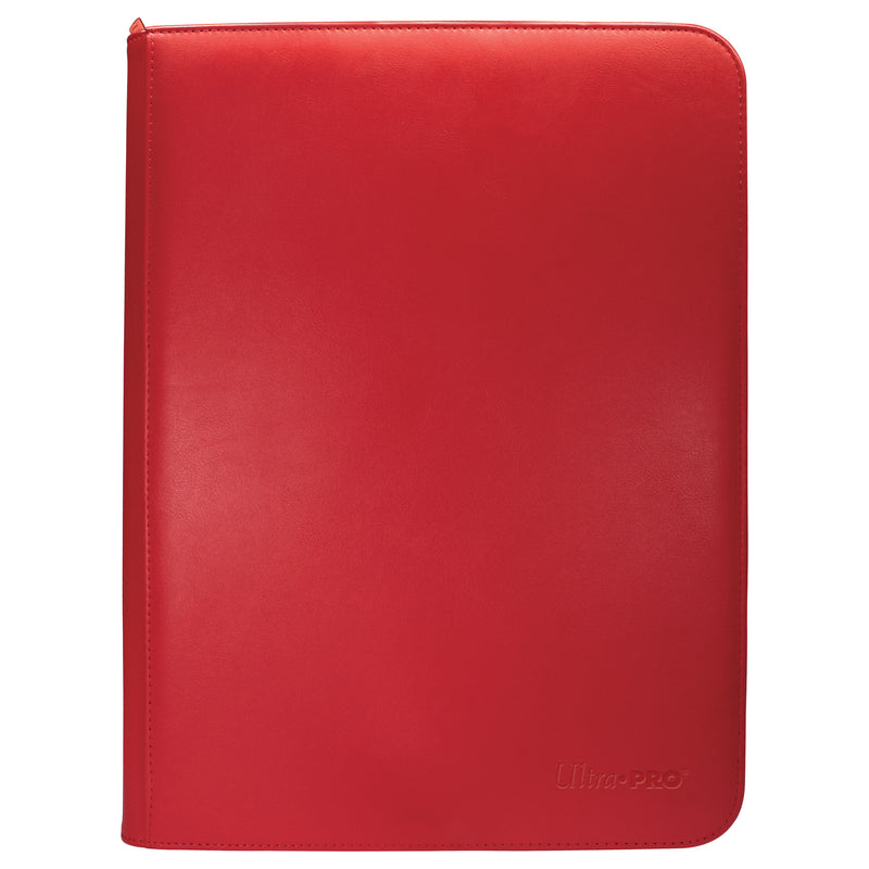 Ultra PRO: 9-Pocket Zippered PRO-Binder - Vivid (Red)