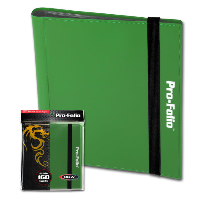 BCW: Pro-Folio - 4-Pocket (Green)