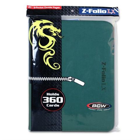 BCW: Z-Folio - 9-Pocket LX (Teal)