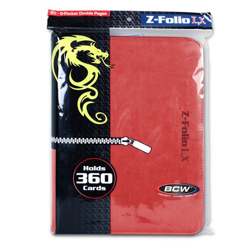 BCW: Z-Folio - 9-Pocket LX (Red)