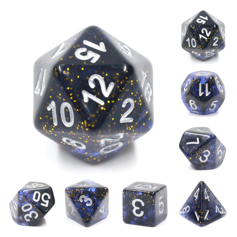 A&H Dice: Blue - Poly 7 Die Set