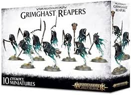 Warhammer Age of Sigmar Pre-built/Used Model: Nighthaunt - Grimghast Reapers (x10)
