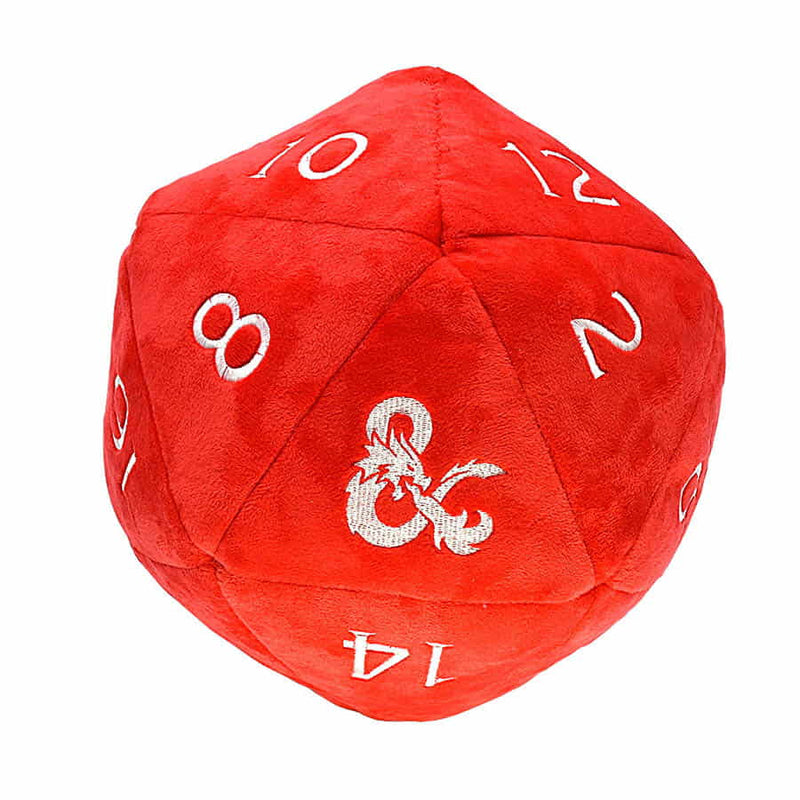 Ultra Pro: Plush Dice - Jumbo d20 (Dungeons & Dragons - Red and White)