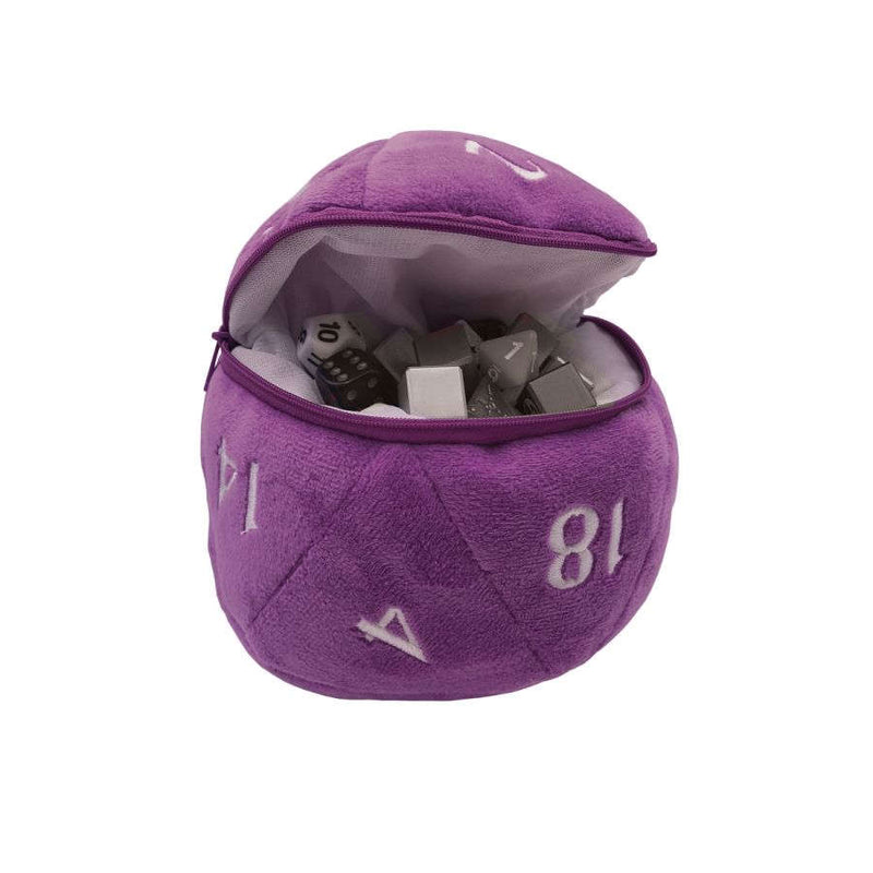 Ultra Pro: Plush D20 Dice Bag - Purple